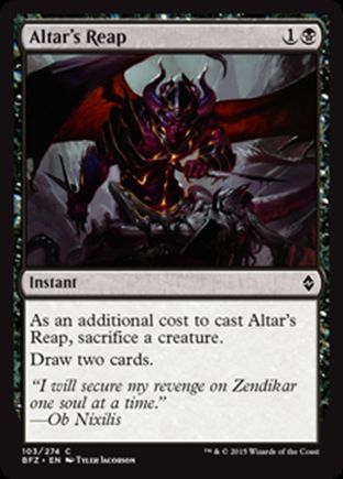 Altar’s Reap | Battle for Zendikar