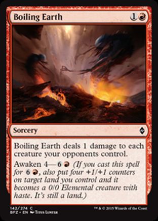 Boiling Earth | Battle for Zendikar