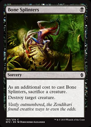 Bone Splinters | Battle for Zendikar