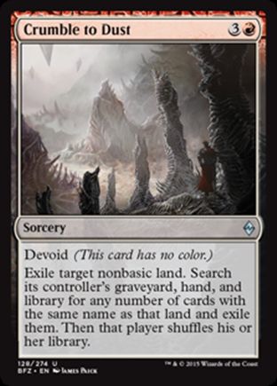 Crumble to Dust | Battle for Zendikar