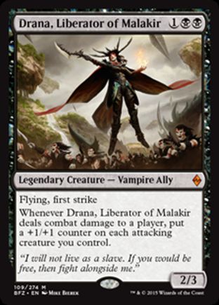 Drana, Liberator of Malakir | Battle for Zendikar