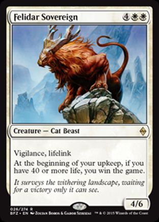 Felidar Sovereign | Battle for Zendikar