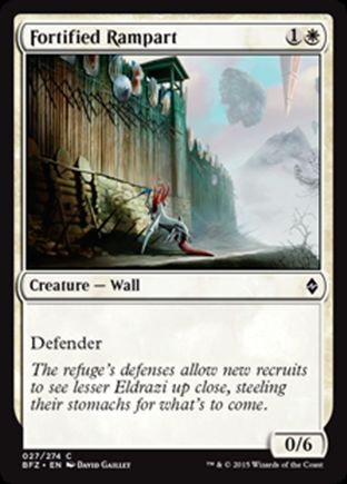 Fortified Rampart | Battle for Zendikar