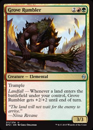 Grove Rumbler | Battle for Zendikar