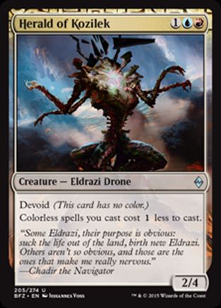 Herald of Kozilek | Battle for Zendikar