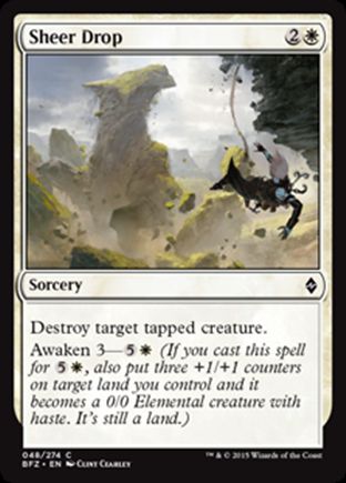 Sheer Drop | Battle for Zendikar