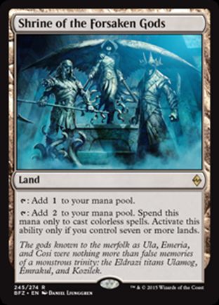 Shrine of the Forsaken Gods | Battle for Zendikar