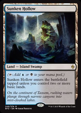 Sunken Hollow | Battle for Zendikar