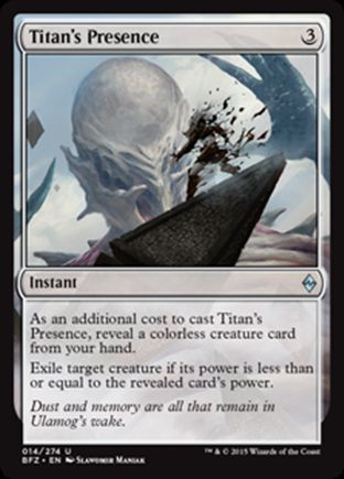 Titan’s Presence | Battle for Zendikar