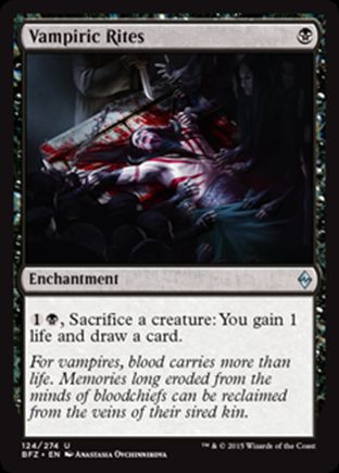 Vampiric Rites | Battle for Zendikar