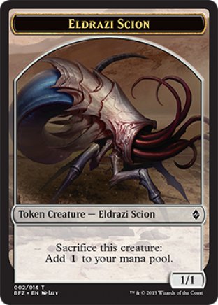 Eldrazi Scion token | Battle for Zendikar