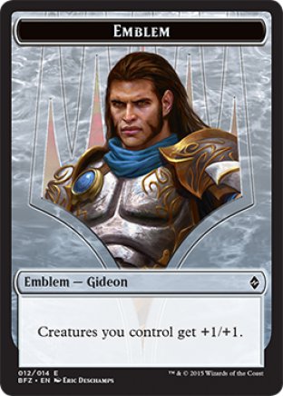 Gideon, Ally of Zendikar emblem | Battle for Zendikar
