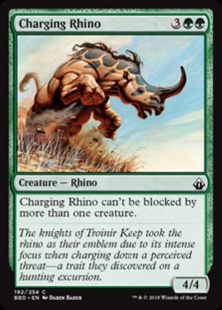 Charging Rhino | Battlebond