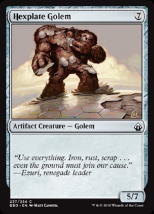 Hexplate Golem | Battlebond