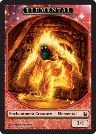 Elemental token | Born of the Gods