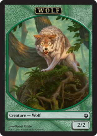 Wolf token | Born of the Gods