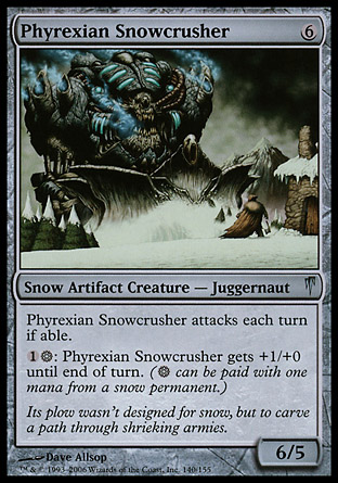 Phyrexian Snowcrusher | Coldsnap