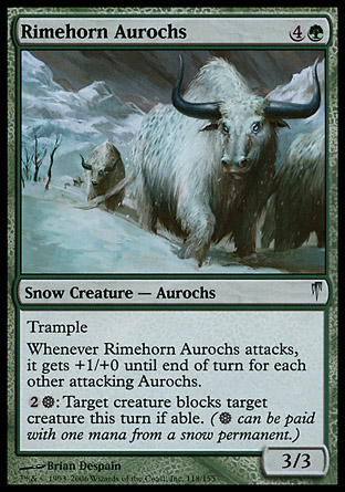 Rimehorn Aurochs | Coldsnap