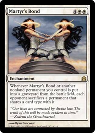 Martyr’s Bond | Commander 2011