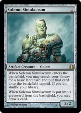 Solemn Simulacrum | Commander 2011