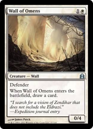 Wall of Omens | Commander 2011