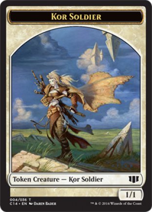 Kor Soldier token | Commander 2014