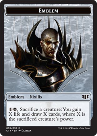 Ob Nixilis of the Black Oath emblem | Commander 2014