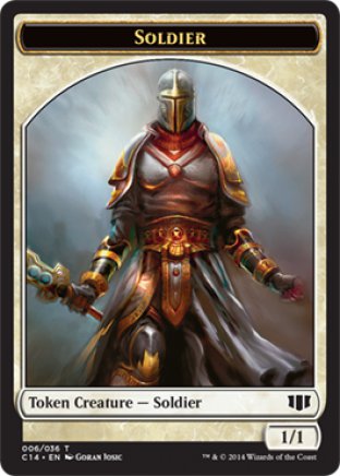 Soldier token | Commander 2014