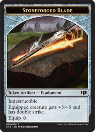 Stoneforged Blade token | Commander 2014