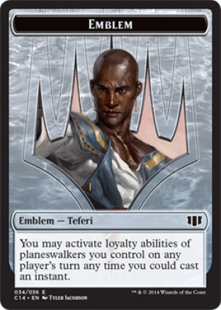 Teferi, Temporal Archmage emblem | Commander 2014