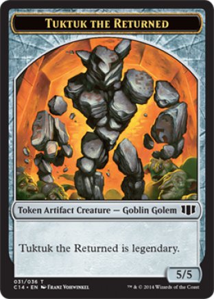 Tuktuk token | Commander 2014