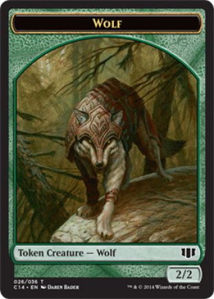 Wolf token | Commander 2014