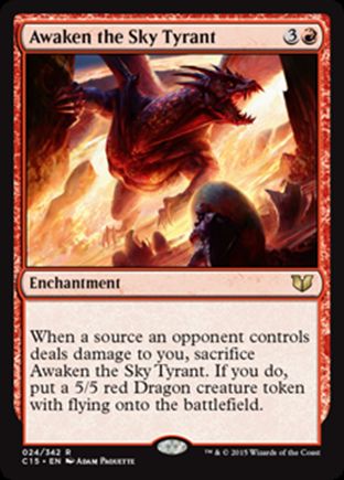 Awaken the Sky Tyrant | Commander 2015