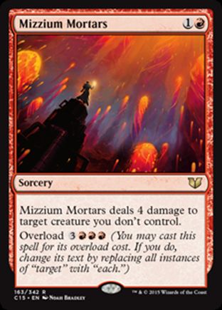 Mizzium Mortars | Commander 2015