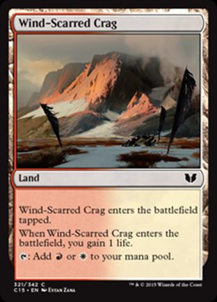 Wind-Scarred Crag | Commander 2015