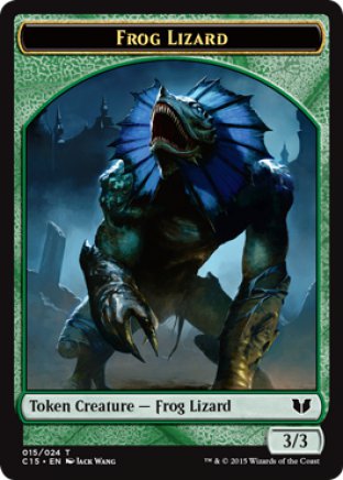 Frog Lizard token | Commander 2015