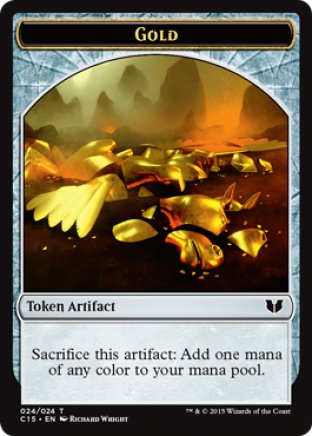 Gold token | Commander 2015