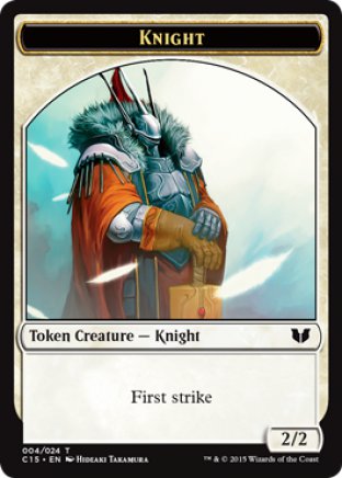 Knight token | Commander 2015