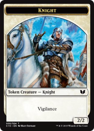 Knight token | Commander 2015