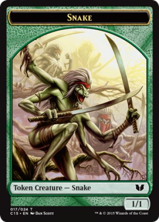 Snake token | Commander 2015