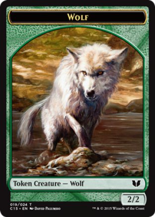 Wolf token | Commander 2015