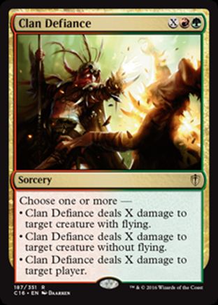 Clan Defiance | Commander 2016