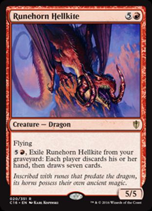 Runehorn Hellkite | Commander 2016