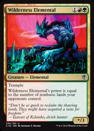 Wilderness Elemental | Commander 2016