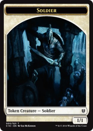 Soldier token | Commander 2016