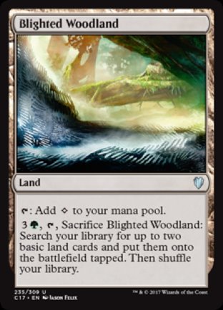 Blighted Woodland | Commander 2017