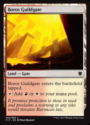 Boros Guildgate | Commander 2017