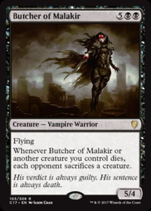 Butcher of Malakir | Commander 2017