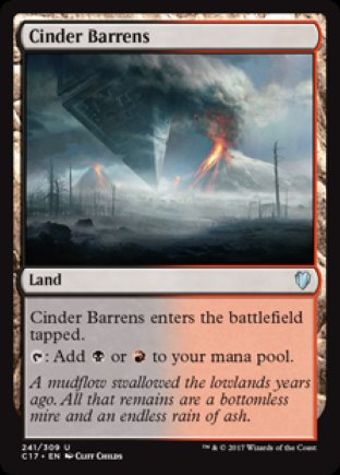 Cinder Barrens | Commander 2017