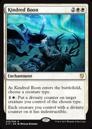 Kindred Boon | Commander 2017